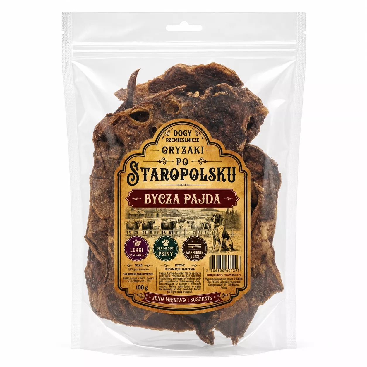 DOGY RZEMIEŚLNICZE Bycze Pajda 100g