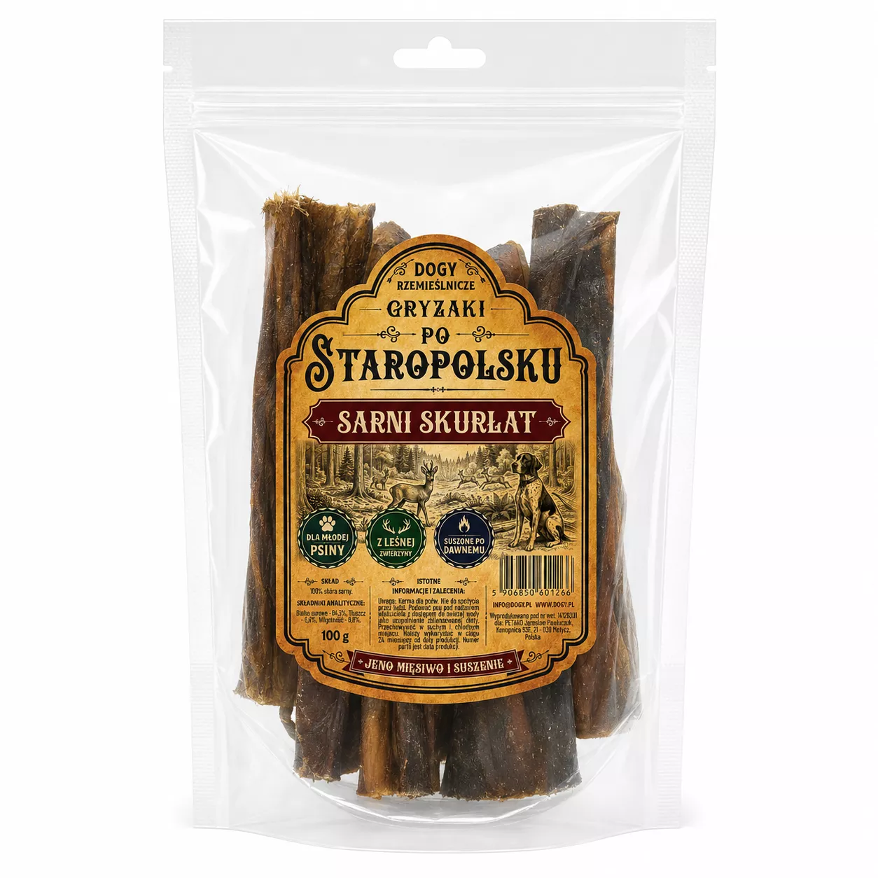 DOGY RZEMIEŚLNICZE Sarni Skurłat 100g