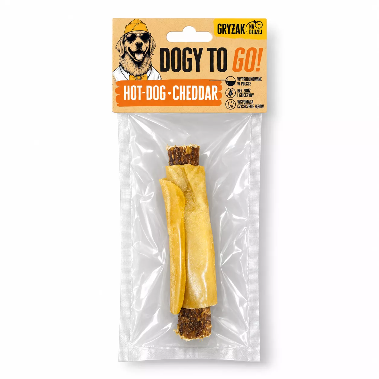 DOGY TO GO! Hot-Dog Cheddar 1szt.