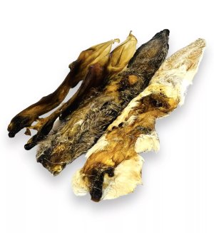 DOGY - Uszy Królicze z futrem i bez 100g