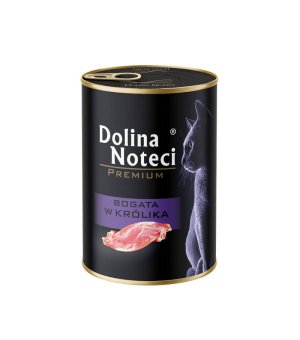 Dolina Noteci karma mokra dla kota bogata w Królika 400g
