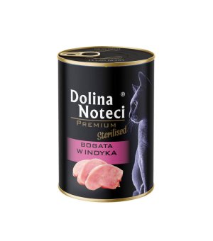 Dolina Noteci karma mokra dla kotów sterylizowanych bogata w Indyka 400g