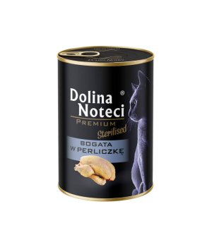 Dolina Noteci karma mokra dla kotów sterylizowanych bogata w Perliczkę 400g