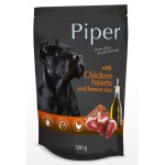 Piper serca z kurczaka z brązowym ryżem 10x 500g dla psa