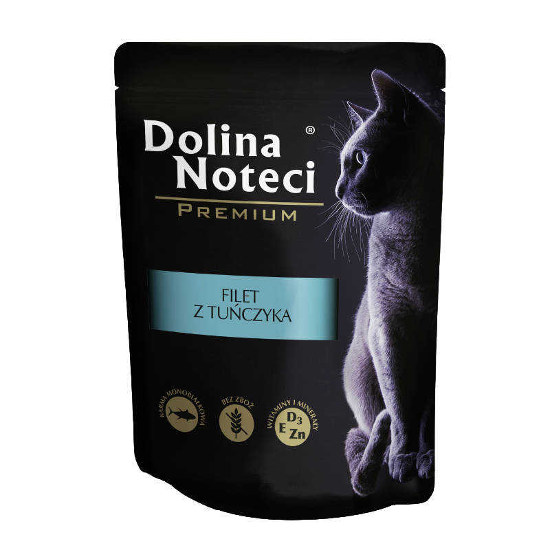 Dolina Noteci Premium mokra karma dla kota Filet z Tuńczyka 85g