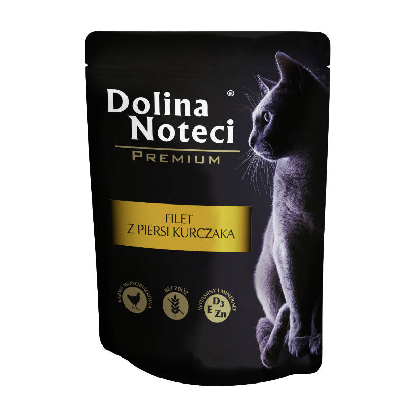 Dolina Noteci Premium mokra karma dla kota Filet z Piersi Kurczaka 85g