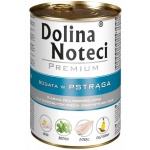 Karma mokra dla psa Dolina Noteci z pstrągiem - puszka 800g
