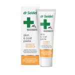Dr Seidel SKIN & COAT PASTE - pasta wspomagająca funkcje skóry w przypadku dermatozy i wypadania sierści tubka 105ml (termin:25.10.2024)