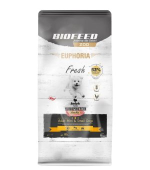 Euphoria Fresh Meat karma sucha dla psów dorosłych MONO Indyk XS/S 8kg