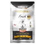Euphoria Fresh Meat karma sucha dla psów dorosłych MONO Indyk XS/S 0,5kg