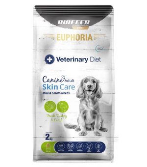 Euphoria VET Canine Adult Skin Care Fresh Turkey And Lamb - wsparcie zdrowej skóry i sierści XS/S 2kg
