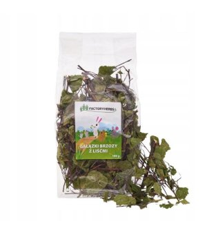 FACTORYHERBS Gałązki Brzozy z Liśćmi 100g