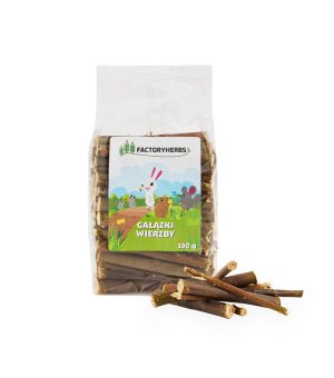 FACTORYHERBS Gałązki Wierzby 150g