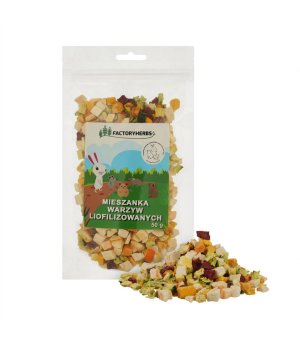 FACTORYHERBS Mieszanka Warzyw Liofilizowanych 50g