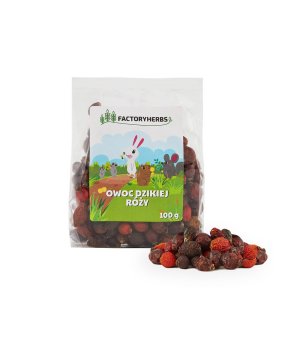 FACTORYHERBS Owoc Dzikiej Róży 100g