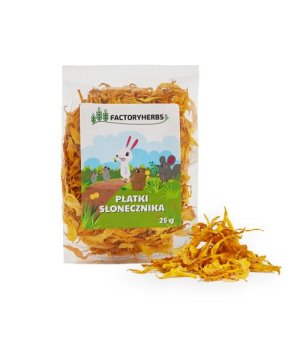 FACTORYHERBS Płatki Słonecznika 25g