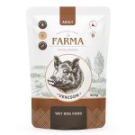 Farma karma mokra dla psów dorosłych Dziczyzna 500g saszetka
