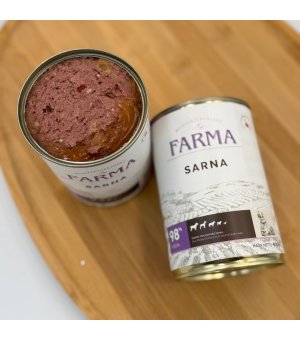 Farma karma mokra dla psów dorosłych Select Monobiałkowa Sarna 400g