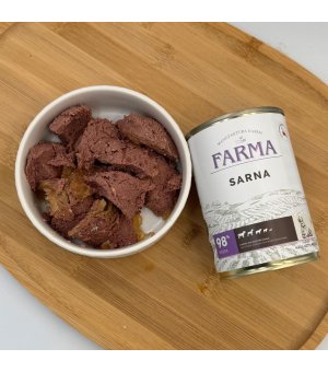 Farma karma mokra dla psów dorosłych Select Monobiałkowa Sarna 400g