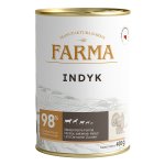 Farma karma mokra dla psów dorosłych Select Monobiałkowa Indyk 400g