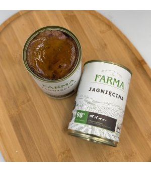 Farma karma mokra dla psów dorosłych Select Monobiałkowa Jagnięcina 400g