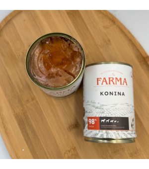 Farma karma mokra dla psów dorosłych Select Monobiałkowa Konina 400g