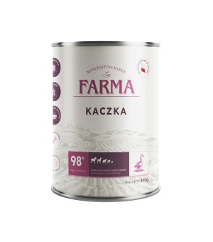 Farma karma mokra dla psów dorosłych Select Monobiałkowa Kaczka 400g