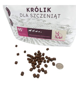 Farma karma tłoczona na zimno dla szczeniąt Królik 2kg