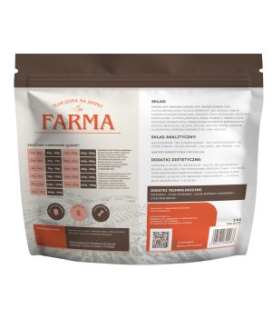 Farma karma tłoczona na zimno dla psów dorosłych Konina 2kg