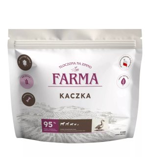 Farma karma tłoczona na zimno dla psów dorosłych Kaczka 2kg