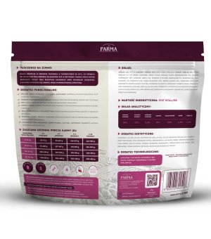 Farma karma tłoczona na zimno dla szczeniąt Królik 2kg - Nowa receptura 
