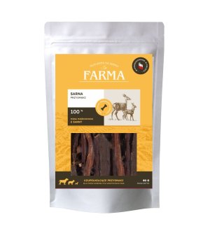 Farma Przysmaki Paski z Sarny 80g