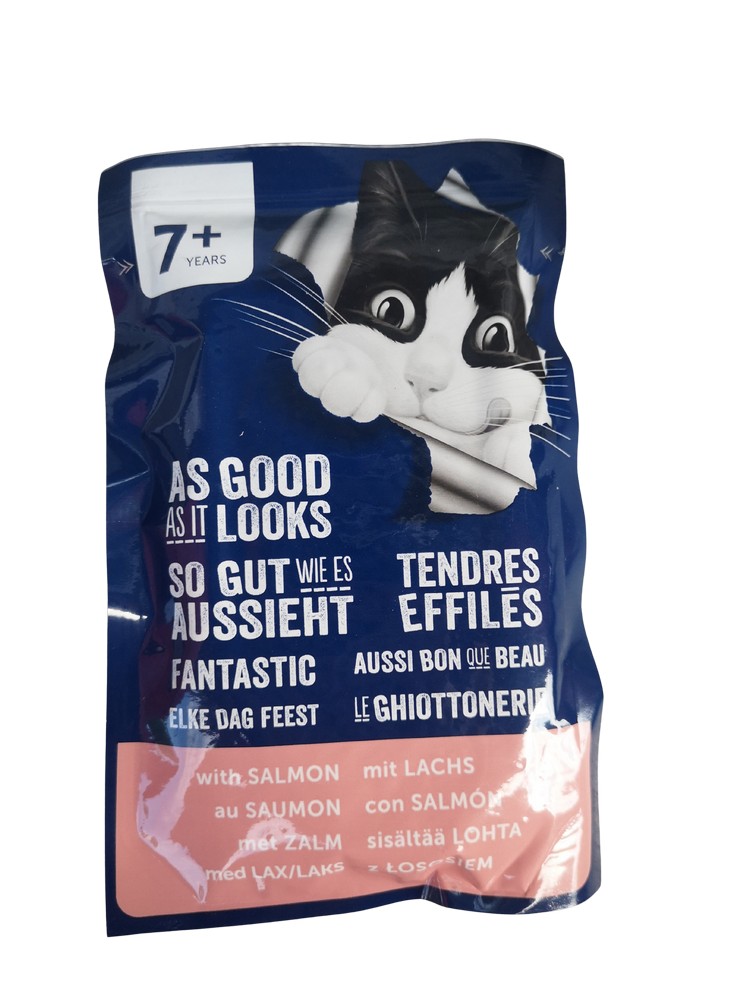 Felix Fantastic Senior 7+ mokra karma dla starszego kota Łosoś w galarecie 85g