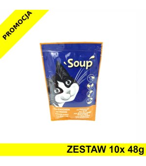 Felix Soup Kurczak ZESTAW 10x 48g