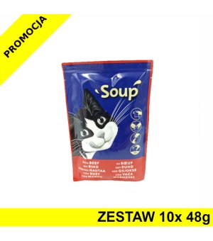 Felix Soup Wołowina ZESTAW 10x 48g