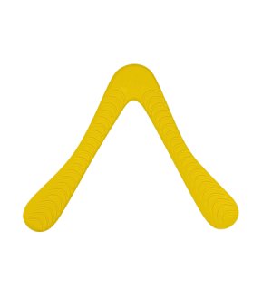 FIBOO Fiboom Żółty 2w1 – szarpak i zabawka do rzucania dla psa