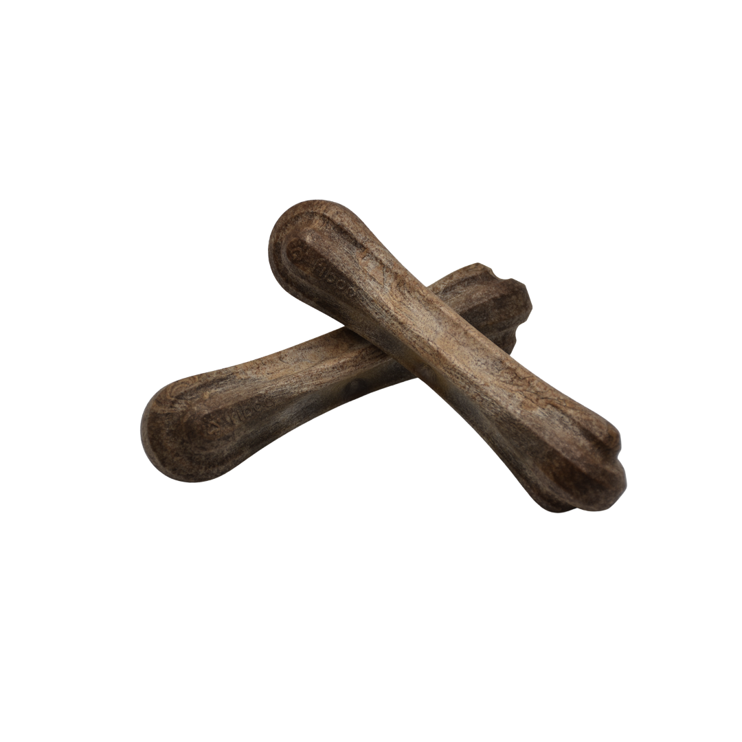 FIBOO Fiboone woody L - 19cm naturalny brązowy