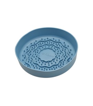 FIBOO Lick Fiboowl - Miska / mata spowalniająca jedzenie 20cm ciemno niebieska
