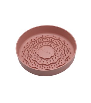 FIBOO Lick Fiboowl - Miska / mata spowalniająca jedzenie 20cm różowa