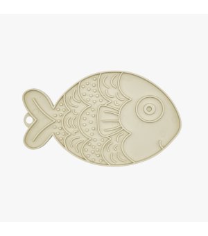 FIBOO Lick Mata Fishka beżowa 19x13 cm