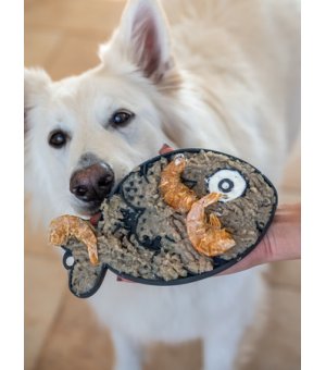 FIBOO Lick Mata Fishka granatowa 19x13 cm