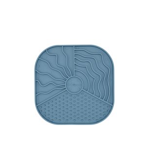 FIBOO Lollipop Wally - Mata do lizania Ciemny Niebieski 19x19cm