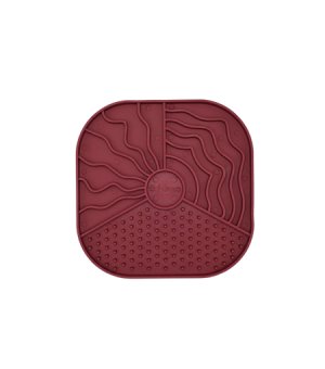 FIBOO Lollipop Wally - Mata do lizania Bordowy 19x19cm