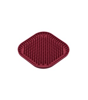 FIBOO Mata Fiboowl Spiky - jeżomiska bordowa 19x19 cm