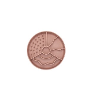 FIBOO Slow Fiboowl MINI - Miska spowalniająca jedzenie 15cm różowa