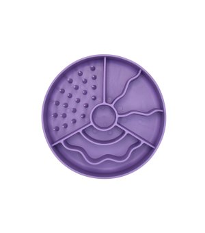 FIBOO Slow Fiboowl - Miska spowalniająca jedzenie 19cm fioletowa
