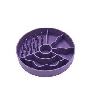 FIBOO Slow Fiboowl - Miska spowalniająca jedzenie 19cm fioletowa