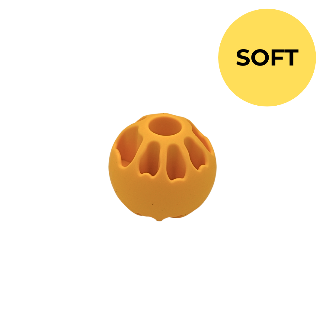 FIBOO Snack Fibooll SOFT piłka na przysmaki Miodowy 8cm