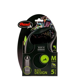 Flexi BLACK DESIGN taśma M 5m - ZIELONY 