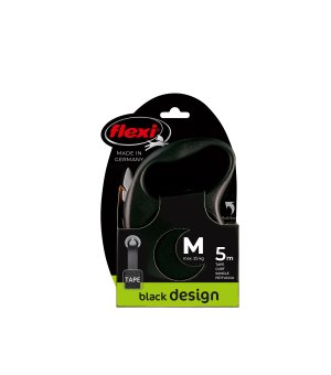 Flexi BLACK DESIGN taśma M 5m - CZARNY
